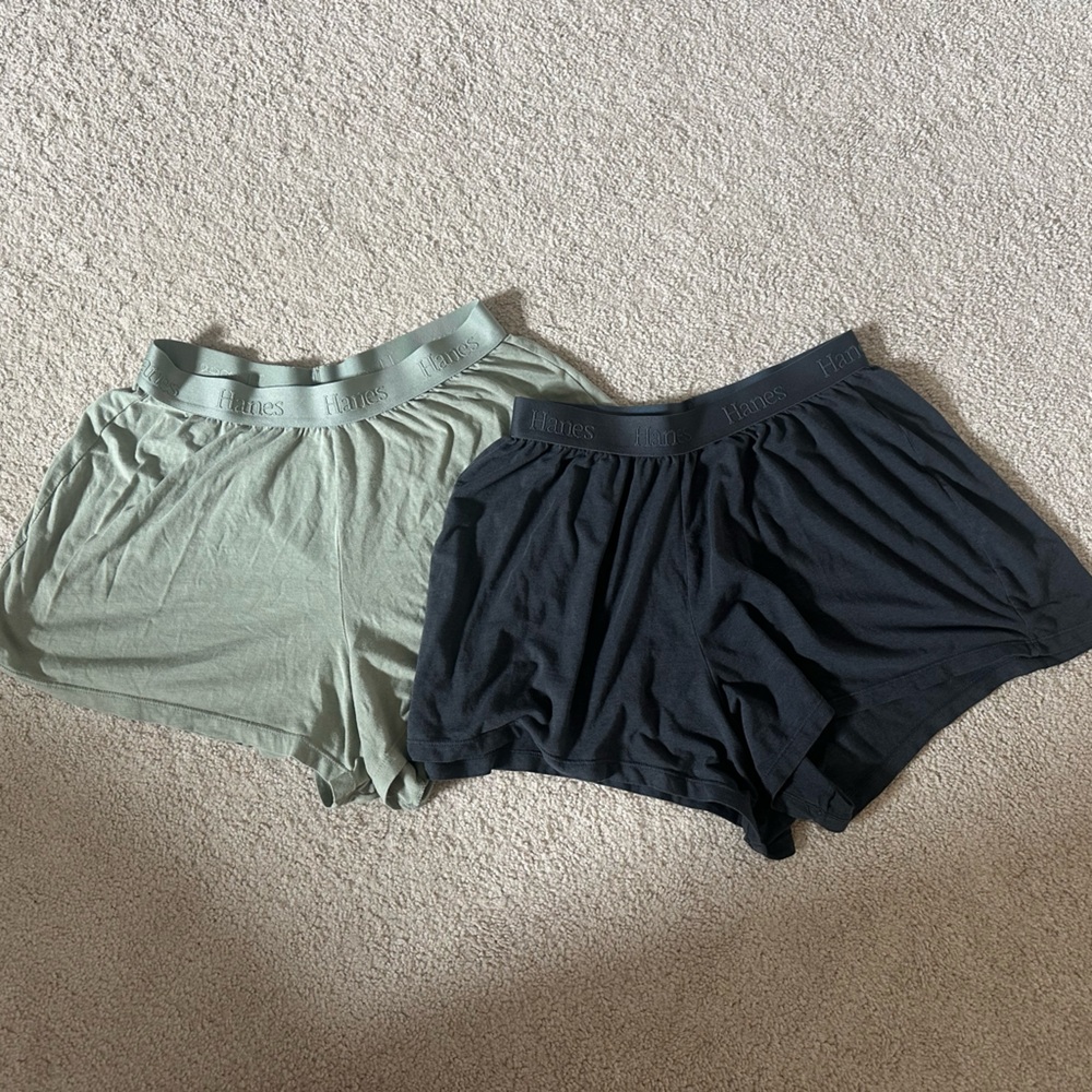 Hanes Comfywear Supersoft Lounge Shorts Pack, 3.25"